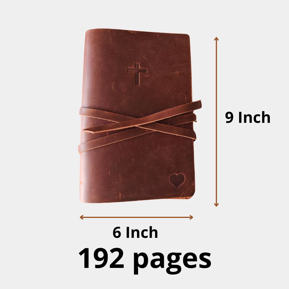 Notebook en Cuir pour Prières et Études Bibliques - Votre Compagnon Spirituel